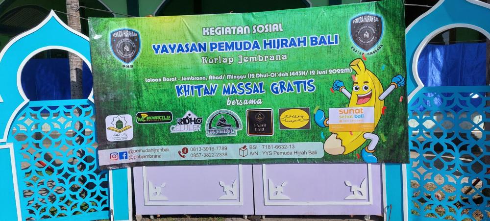 Sunat Sosial Jembrana Yayasan Pemuda Hijrah Bali